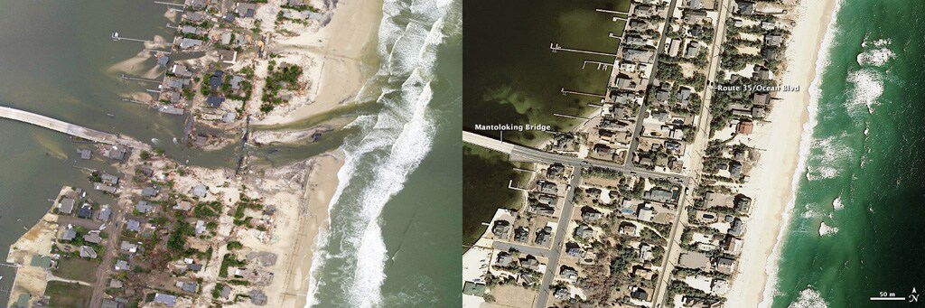 Prima e dopo Sandy: le foto della devastazione sulla costa del New Jersey Prima e dopo Sandy: le foto della devastazione sulla costa del New Jersey